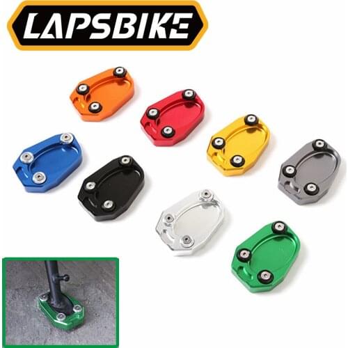 Motorcycle Kickstand Foot Side Stand Extension Pad Support Plate For KAWASAKI Z1000 Z1000SX ER6N/F ZX6R Z650 Z900 ZX10R