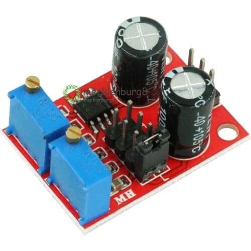 1 PC. NE555 pulse generator frequency duty cycle adjustable module square / square wave stepper motor driver LED indicator 5 V