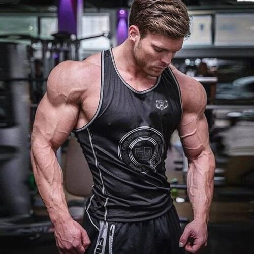 2019 Male Summer New gyms Fitness Mens Tank Tops fashion Bodybuilding mens Cotton clothing sleeveless shirts joggers Vest mens