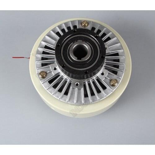 25Nm 2.5kg DC24V Hollow Shaft Magnetic Powder Clutch Winding Brake for Tension Control Bagging Printing Packaging Dyeing Machine