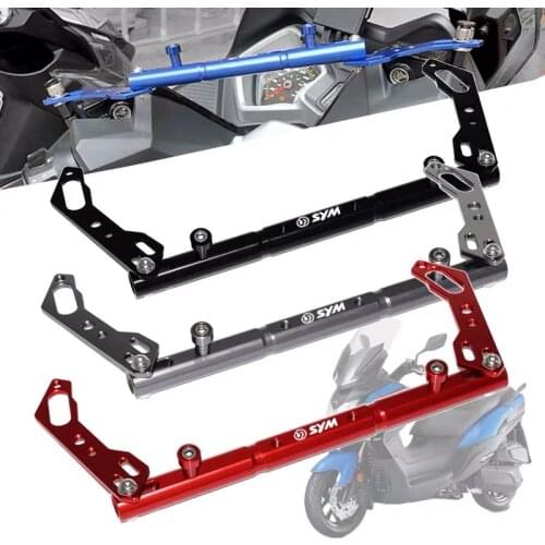 Motorcycle aluminum balance bar Mobile phone stand cross bar lever for SYM joymax z300 GTS300i CRUISYM 300 Z300 handlebar