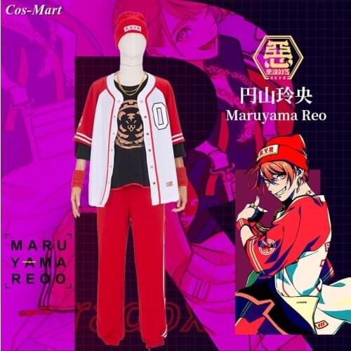 Anime Paradox Live Maruyama Reo Cosplay Costume Fashion Street Style Casual Sportswear Male Activity Role Play Clothing S-XXL