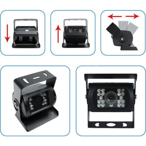 Bus Truck Reverse Camera Rear View 170° Waterproof 18 Infrared Night Vision