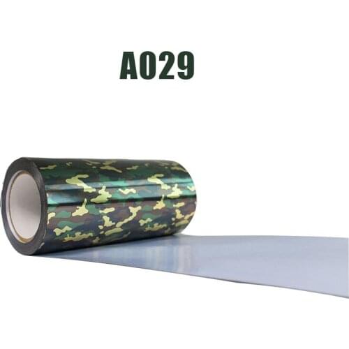 Free shipping 1 roll 25cmx25m hologram Heat Transfer Vinyl Camouflage Iron on Film HTV T-shirt