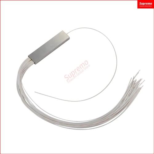 Free Shipping 5 PCS 1x32 Without Connectors 0.9mm Steel Tube Mini Blockless1:32 32 Ports Fiber Optical PLC Splitter