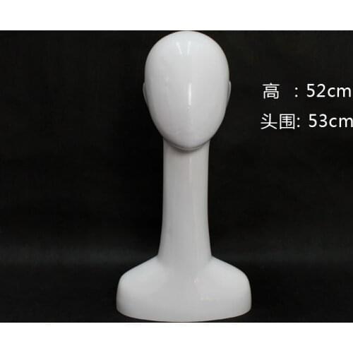 Free Shipping! Female Clear Head Mannequin Manikin Head Model Transparent Head Model Wig Hair Glasses Display Brand New