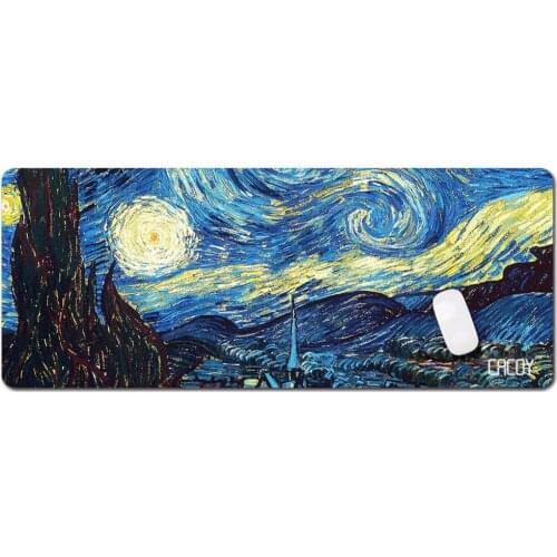 Cacoy Large Gaming Mouse Pad 100*40CM Locking Edge Computer Keyboard Pad Game Tablet Desk Mat Mousepad for Gamer