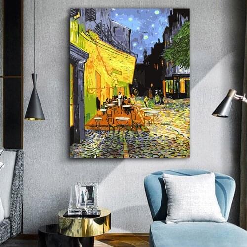 DIY digital painting shop Van Gogh famous painting decorative painting creative adult hand-painted decompression