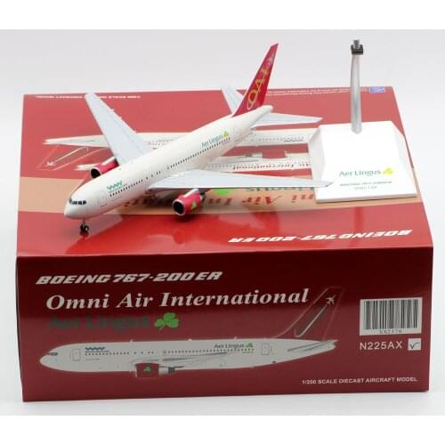 1:200 Alloy Collectible Plane Gift JC Wings XX2370 Omni Air International Boeing B767-200ER Diecast Aircraft Jet Model N225AX