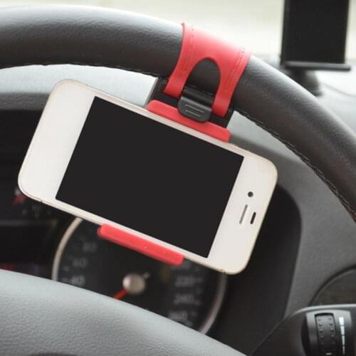 Mobile Phone Holders Universal Car Steering Wheel Hanging Buckle Mobile Phone GPS Holder Bracket Mobile Phone Accessories 2021