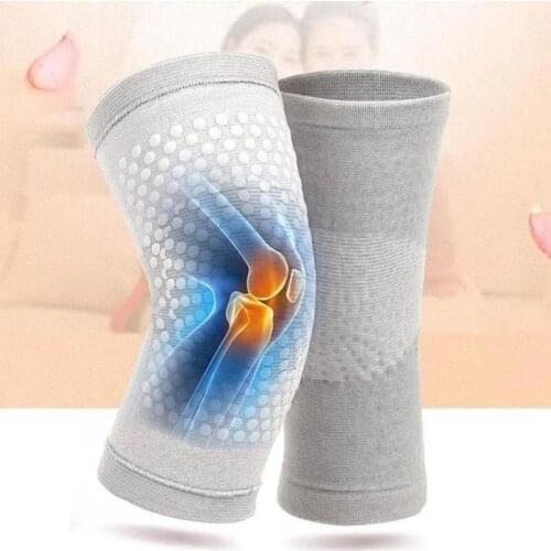 2pcs Leg Warmer Tourmaline Self Heating Support Knee Pads Knee Brace Warm for Arthritis Joint Pain Relief and Injury Recovery