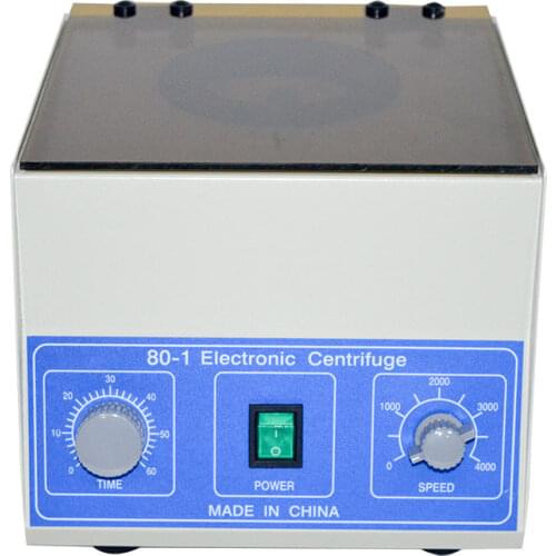Desktop Electric Laboratory Centrifuge Laboratory Supplies Medical Practice 4000 rpm 20 ml x 6 Model 80-1