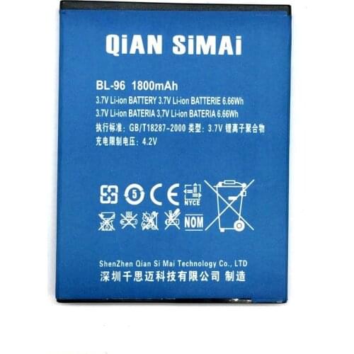 New BL-96 1800mAh battery Replacement For Newman newsmy N1 C phone + Tracking code
