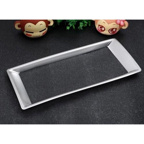 New!! ABS Chrome LCD Navigation Frame Trim Stickers Accessories For Jaguar F-Pace f pace X761 2016 Car-Styling 1 Pc