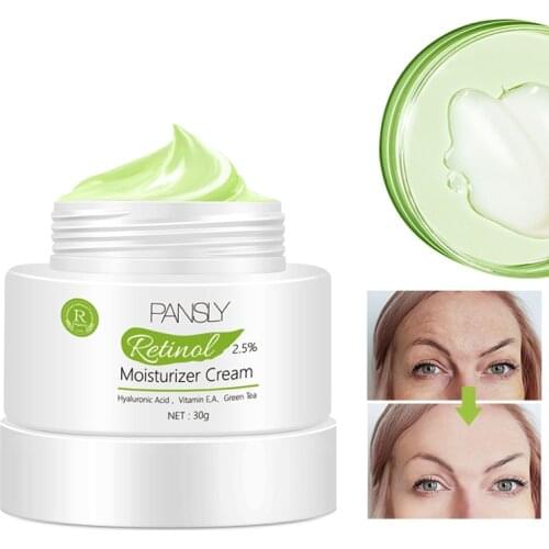 PANSLY Retinol Face Cream Moisturizer Smooth Tighten Skin Face Essence Increase Skin Elasticity 30g Face Care Cream TSLM1