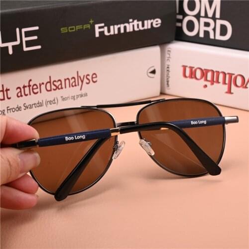 Vazrobe Stone Sunglasses Male Women Pilot Glasses Men Brown Lens Natural Crystal Heavy Shades Anti Eye Dry Reflection UV400