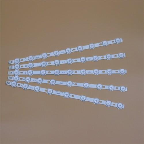 TV LED Bars For Toshiba 40L1333DB 40L1533DB 40L3433DG 40L3451DB 40L3453DB 40L3454DB LED Backlight Strips Kit 9 Lamp Lens 5 Bands