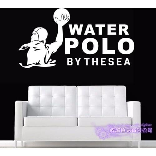 Water Polo Wall Sticker Vinyl Wall Decals Pegatina Decor Mural Skating Sticker Water Polo Car Decal