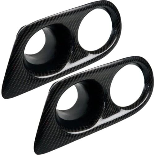 Real Carbon Fog Light Cover Surrounds Air Duct for Bmw 3 Series E46 M3 01-06
