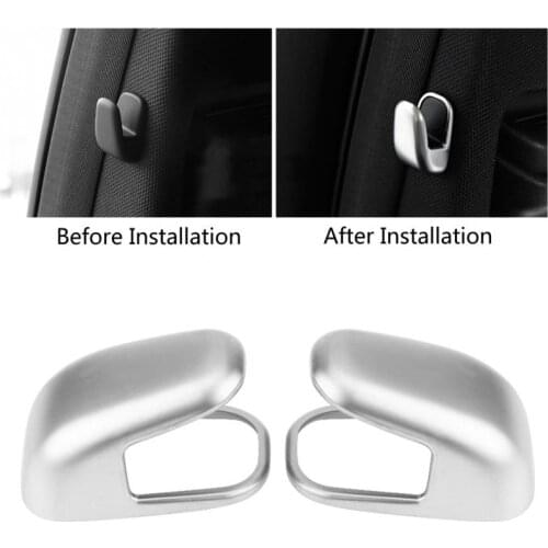 2Pcs Car Accessories Chrome B Pillar Cover Trim Stickers Decoration for Mercedes Benz E Class W212 W213 S Class W222