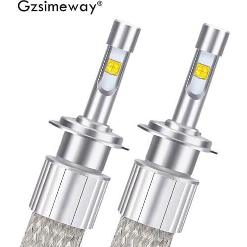 2PCS H11 LED Bulb H1 H3 H4 H7 HB3 9006 9012 H13 9004 D2S Car Headlight XHP50 Chip 20000LM 4300K 6000K Auto Fog Lamp Lights 12V