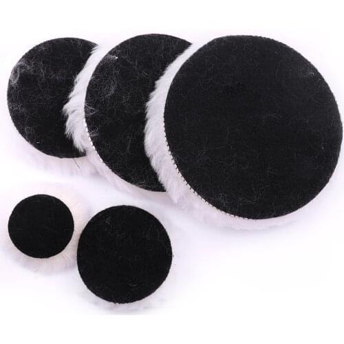 5pcs/Lot 2 3 4 5 6 inch Wool Buffing Pad Polishing Wheel Polishing Wool Ball for Precious Metals Jewelry Treatment