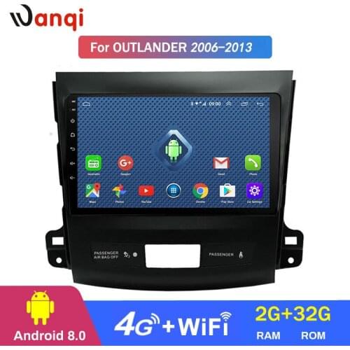 Car Radio Multimedia Video Player Navigation GPS For Mitsubishi Outlander 2006-2013 4G WiFi 2.5D Full Touch Screen Car Audio