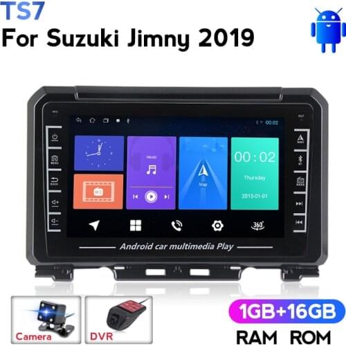 Car Audio HD IPS Android Multimedia Player Navigation For Suzuki Jimny 2019 GPS Navigation Support Carplay Camera DVR SWC