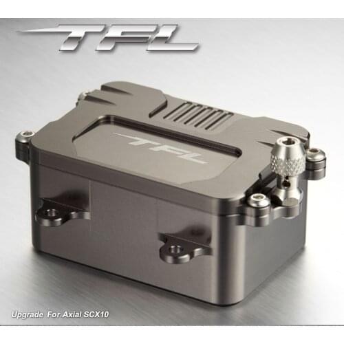 TFL RC Car accessories 1/10 AXIAL SCX10 Rock Crawler Metal Radio Box Assembly DIY Model TH01752-SMT6