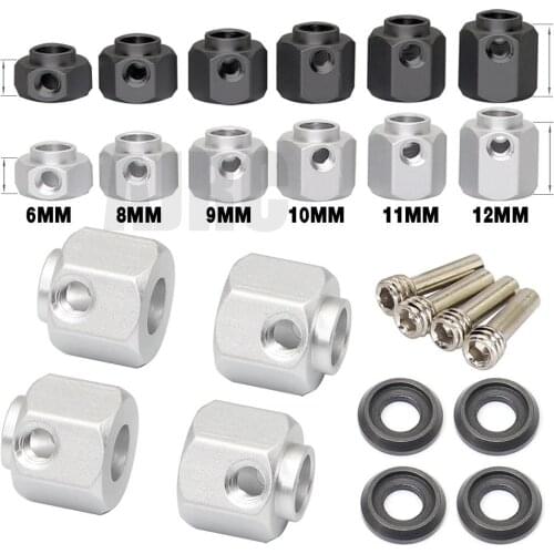 Car Widen Adapter Widening Set 6-12MM for 1/10 TRAXXAS TRX4 G500 K5 Defender TRX6 g63 RC Trucks Wheels Upgrate Parts Accessories