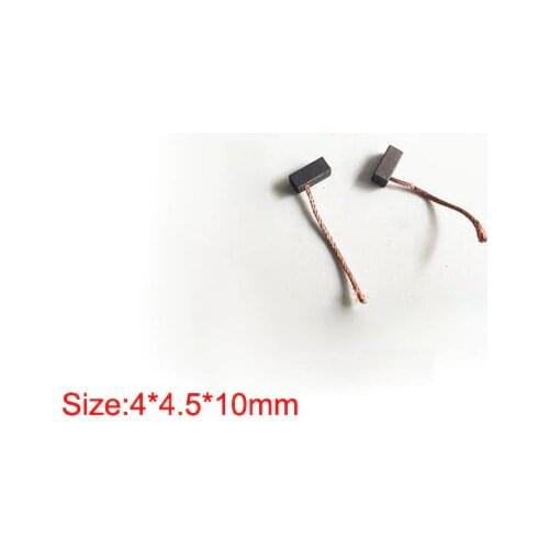 Car Vehicle Window Lifter Wiper Regulator Carbon Brush Copper Brushes (Size:4*4.5*10mm)