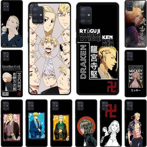 Akatsuki Anime N-Naruto Phone Case for Samsung Galaxy A51 A71 A21S A12 A11 A31 A52 A41 A32 5G A72 A02S Silicon Back Cover
