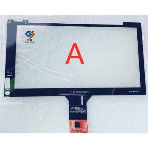 Black touch screen For Nakamichi NA3100I Car navigation GPS touch screen panel repair replacement parts 97 x 175 mm