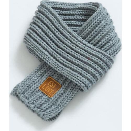 Kids Scarf Boys Girls Baby Winter Warm Scarf Women Knit Shawl Scarf Children Neck Collar Keep Warm Accessories