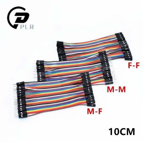 Dupont line 10cm male to male + male to female + female to female jumper wire Dupont cable