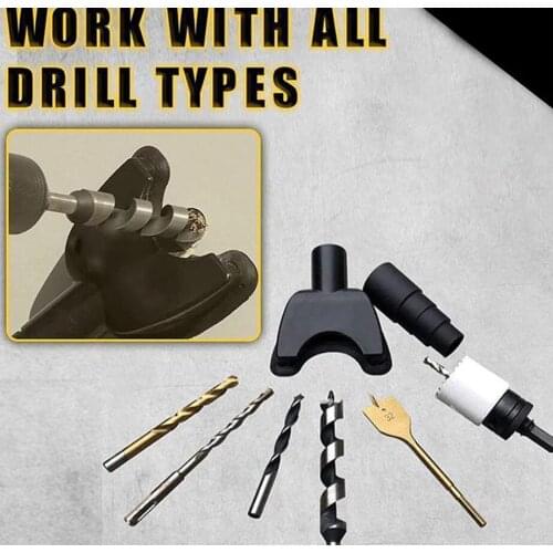 1PC Premium Electric Drill Dust Hands-Free Dust Collector Drill Dust Collector Dustproof Device Power Tool Accessories