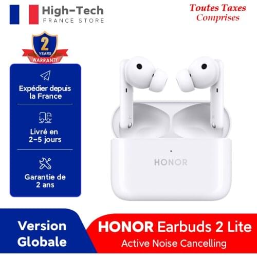 HONOR Earbuds 2 Lite Global Version TWS Wireless Bluetooth 5.2 Earphone AAC Active Noise Cancellation 32 Hours Battery Life