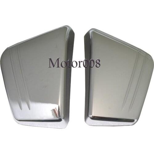 Motorcycle Chrome Battery Side Fairing Cover Side Cover For Honda VTX 1800 C VTX1800C 2002 2003 2004 2006 2007 2008 Custom