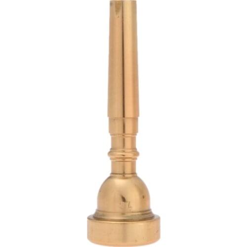 7C Copper Trumpet Gold-plated Mouthpiece For Trumpet Professional Enthusiasts And Beginners Gold
