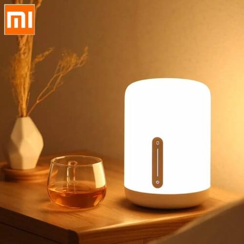 New Version Xiaomi Mijia Bedside Lamp 2 Smart Light voice control touch switch smart APP color adjustment For Apple Homekit Siri