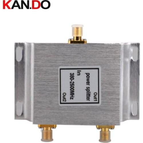 10pcs,2 Ways telecom SMA Power Splitter (380-2500MHz) SMA power divider radio devide frequency splitter for communication