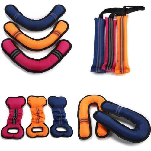 Dog Flying Discs Toys Reflective Boomerang Bite Resistant Pet Training Darts Chew Toy For Small Medium Large Dogs