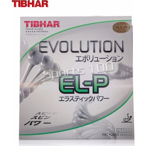 TIBHAR EVOLUTION ELP EL-P Non-tacky Cake sponge Germany Table Tennis Rubber Pips-in Ping Pong Sponge TENERGY Style