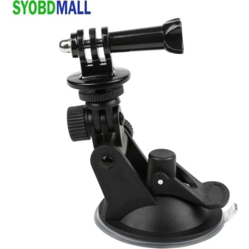 Screw Suction Cup Adapter Windshield Mount Holder Bracket for Car Action Camera Accessories for Gopro Hero 1 2 3 4 Black Plastic