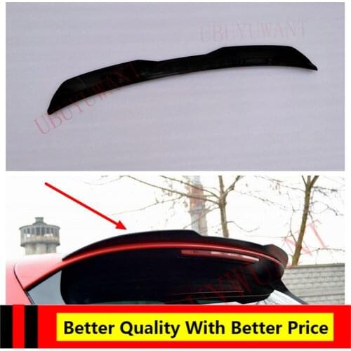 Rear Roof Lip Spoiler For V olkswagen Seat LEON Spoiler 2000-2020 3Doors/5Doors ABS Carbon Fiber Color Car Tail Wing Decoration