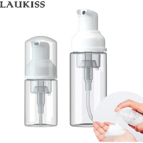 Small Foam Dispenser Plastic Pump Bottles Mini Empty Soap Refillable Bottle for Travel Cleaning Cosmetics Packaging 30/50ml