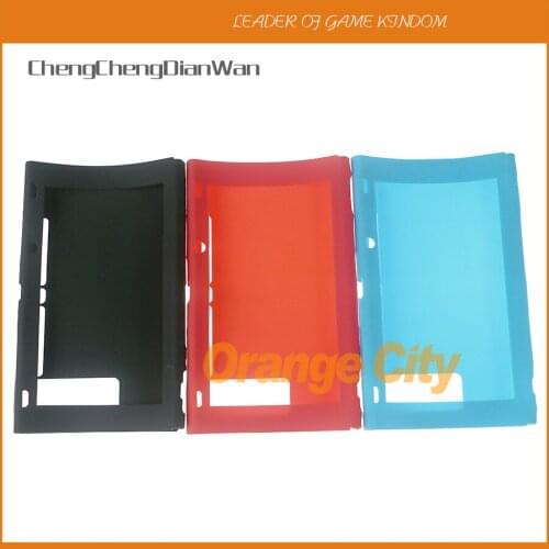 Black/Blue/Red Non-slip Surface Skin Silicone Rubber Case Cover For Nintendo Switch NS Host ChengChengDianWan