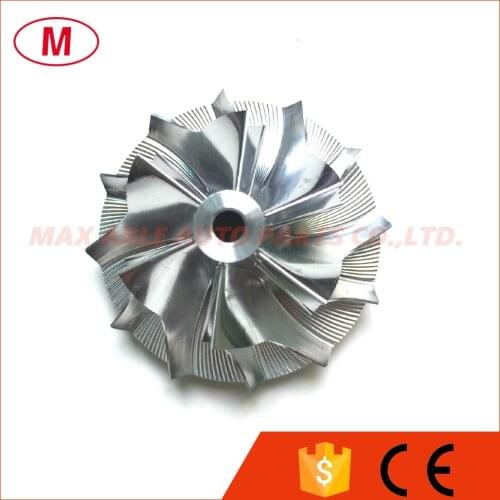 GT1244 786554-0003 High Performance Turbo Aluminum 2618/Milling/Billet Compressor wheel 31.10/44.00mm 6+6 blades for 799171-0001