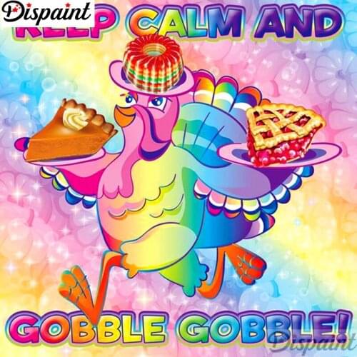 Dispaint Full Square/Round Drill 5D DIY Diamond Painting "Cartoon chicken" 3D Embroidery Cross Stitch 5D Home Decor A12455