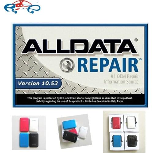 2019 New Arrival Auto repair software alldata 10.53 software (576gb) all data in 750GB HDD fit Windows 7/8 xp Free shipping